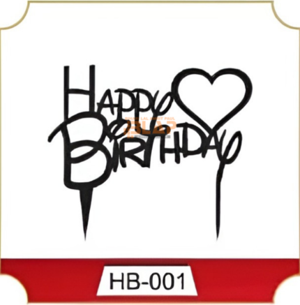 Acrylic Cake Toppers