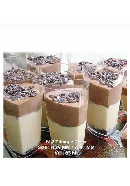 N-2 Triangle Glass Rs.6  (1 Pc ) MOQ (100Pcs)