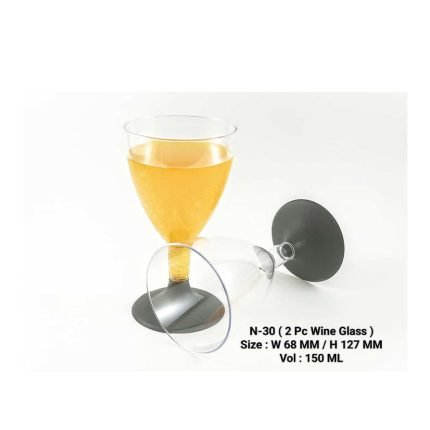 N-30 (2 Pc Wine Glass) Rs. 10 (1 Pc ) MOQ (100Pcs)