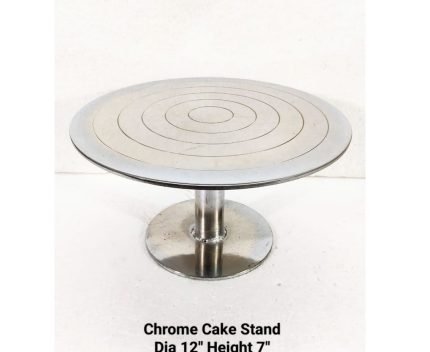 Chrome Cake Stand