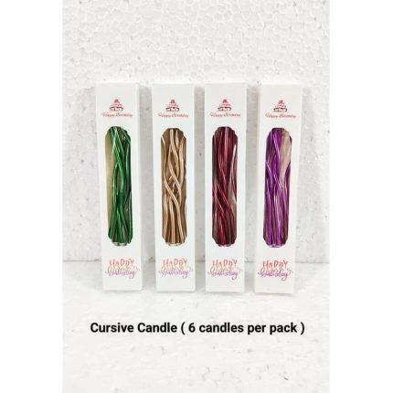 Cursive Candle