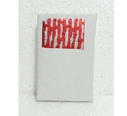 Embossed Desinger Wrapping Paper Sheets (Red Colour )