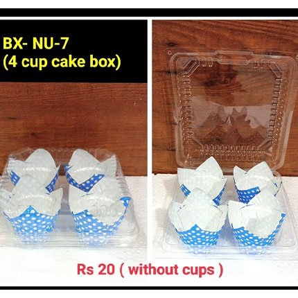 4 Cup Cake Box