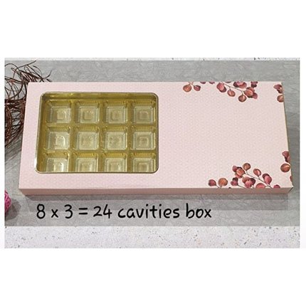 24 Cavity Chocolate Box