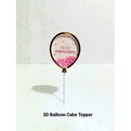 3D Balloon Cake Topper
