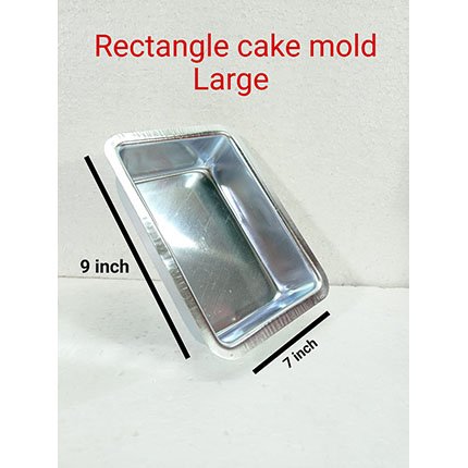 Rectangle Cake Mold Large  (1Pc)