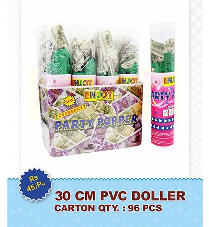 Pvc Doller Popper  – Rs.52 (1Pc)- Rs.624 (100 Pcs)