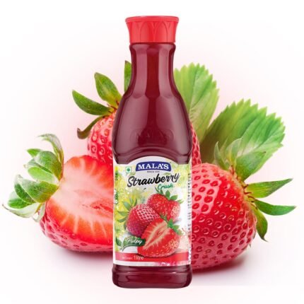 Mala’s Strawberry Fruit Crush (1 Ltr )