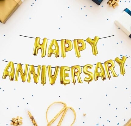 Happy Anniversary Foil balloon 1Pc