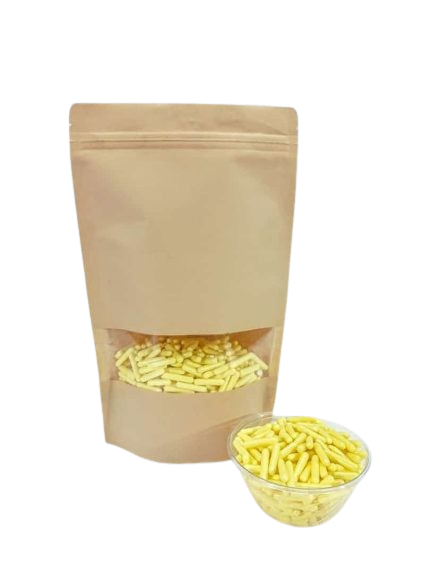 Capsule Shape Sprinklers Yellow (1 kg Pack)