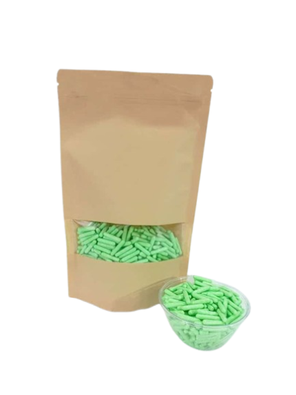 Capsule Shape Sprinklers Green (1 kg Pack)
