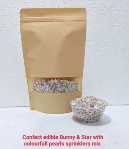 Confect edible Bunny & Star With Colourfull Sprinklers (1Kg Pack)