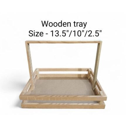 Wooden Tray Size- 13.5″/10″/2.5″ – Rs.265 /pc ( moq 5pc)