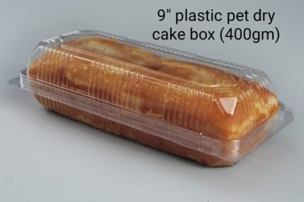 9” Plastic Pet Dry Cake Box