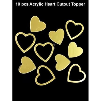 Acrylic Star Cutout Toppers (10 pcs Pack )