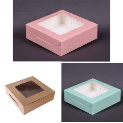 4 Pc Brownie Box (1Box/Moq 100)