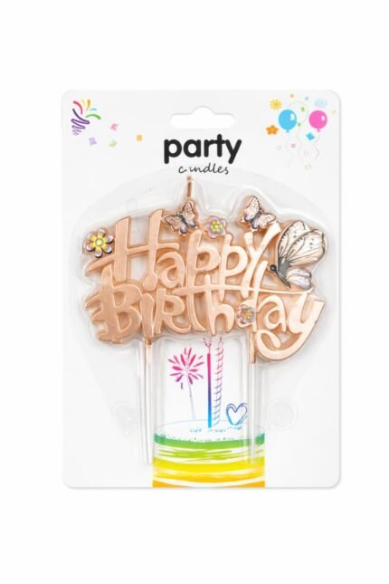 Butterfly Theme Candle (1 Pc)