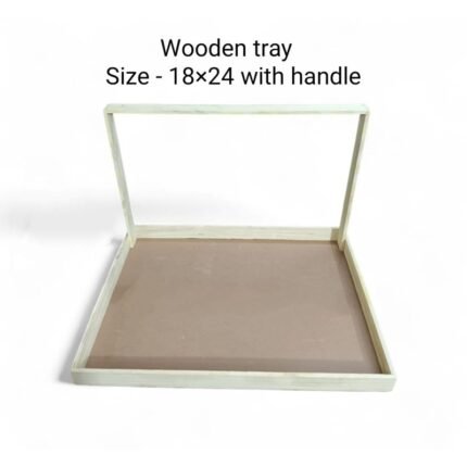 Wooden Tray Size- 18″/24″-Rs. 285/pc ( moq 5pc)
