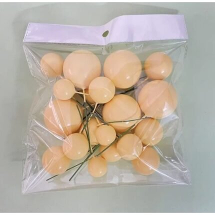 Faux Ball Cake Topper Skin Colour (20 Pcs Pack)