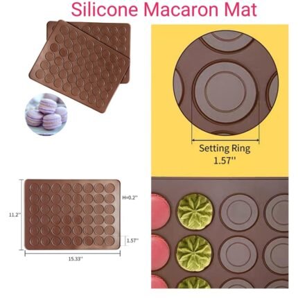 Silicone Macaron Mat (1 Pc)