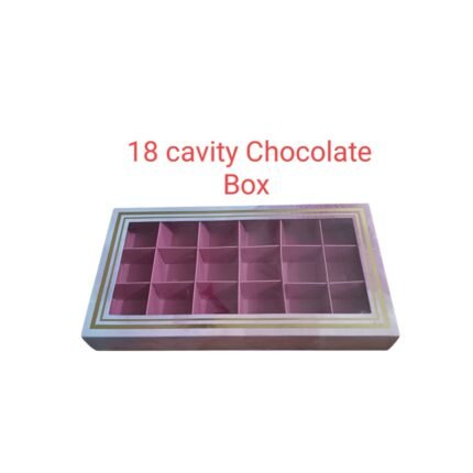 18 Cavity Chocolate Box  (1 Pc)