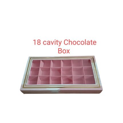18 Cavity Chocolate Box  (1 Pc)