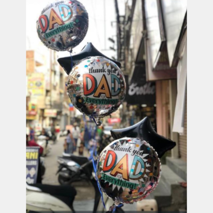 Thanku Dad Foil Balloon ( 5 Pcs Pack )