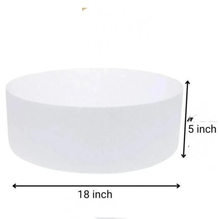 Round Cake Dummy  ( 18″ dia / 5″ height) (1Pc)