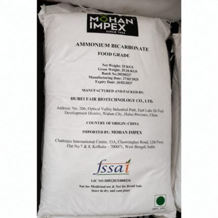 Mohan Impex Ammonium Bicarbonate Food Grade (25 Kgs)