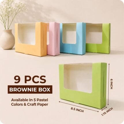 9 Pc Brownie Box -Rs.13/pc (Moq 100 pcs)