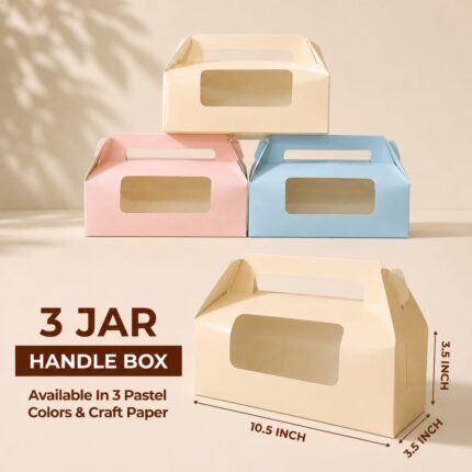 3 Jar Handle Box – Rs.16.50/pc (Moq 50pcs)
