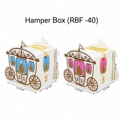 Hamper Box RBF-40 -Rs.65/pc (moq 50pcs)