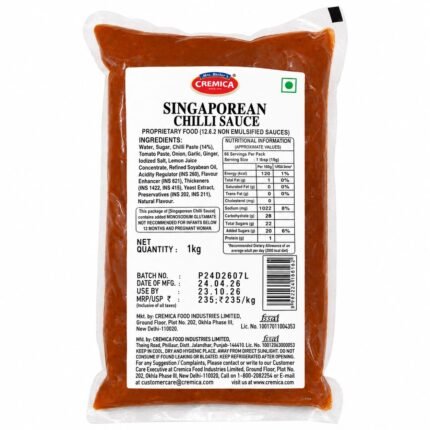 Cremica Singaporean Chilli Sauce – Rs.205(1 Kg) -Rs.2460 (Moq/1 Peti )